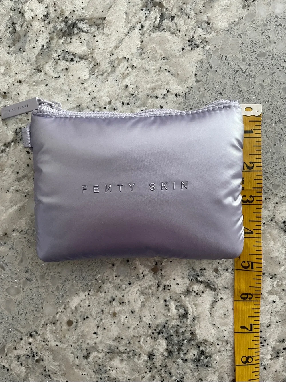 Fenty Skin mini Lavender Puffer Cosmetic Pouch